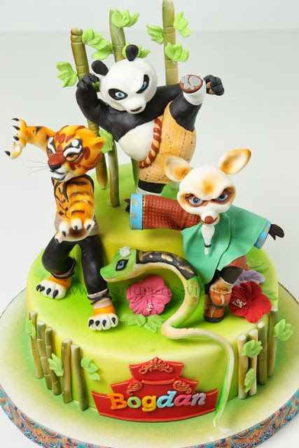 Kung Fu Panda - Cake by Joonie Tan | Bolo, Aniversario 