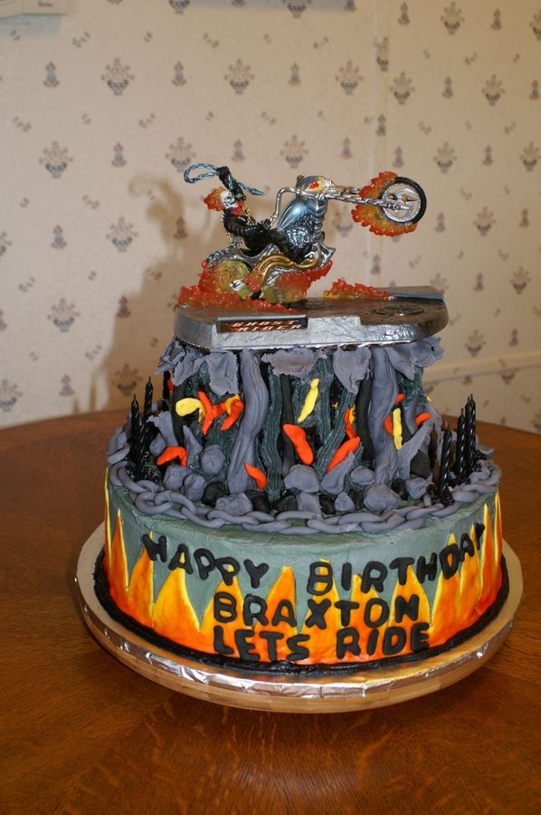 Some Ghost Rider Themed Cakes / Ghost Rider Cake Ideas