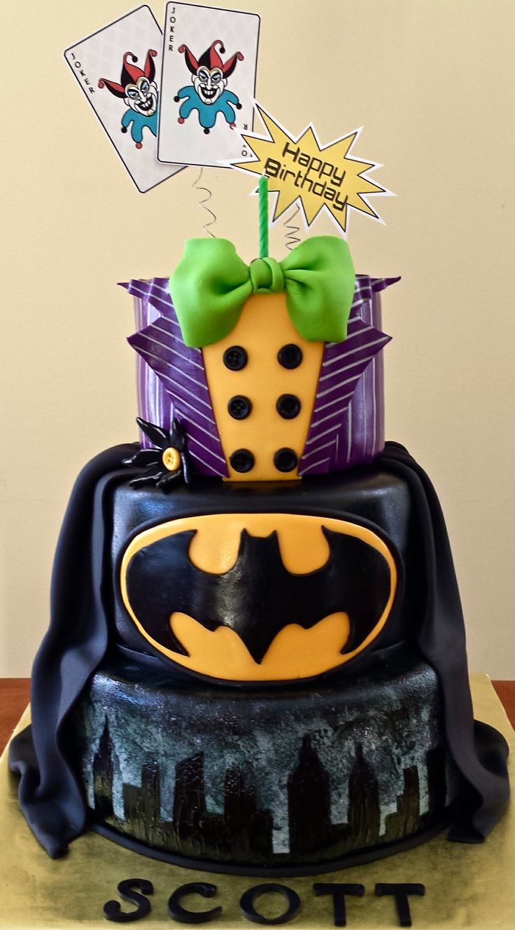 Some Cool Joker themed cakes / Joker cake Ideas