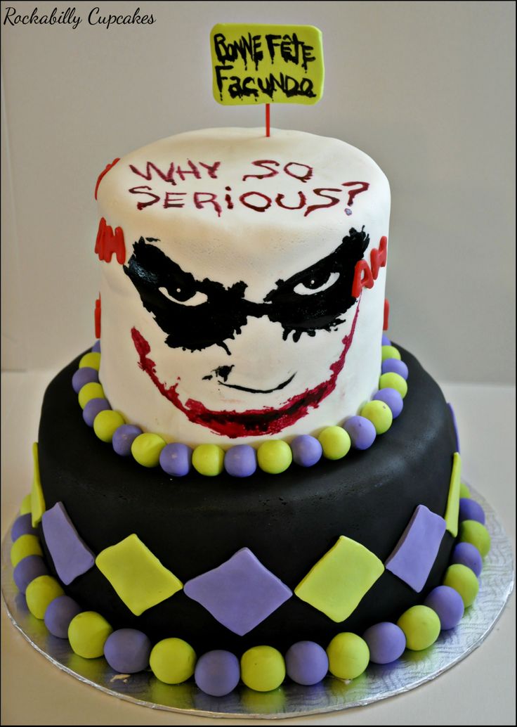 Some Cool Joker themed cakes / Joker cake Ideas