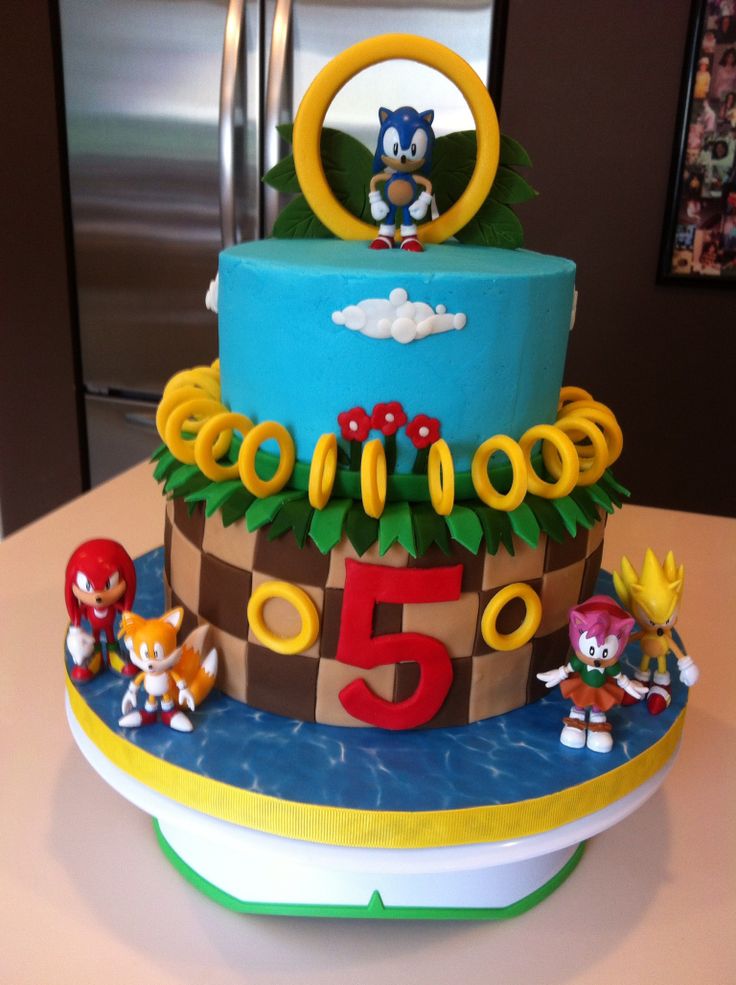 Sonic the Hedgehog Cake Ideas / Sonic Themed Cakes