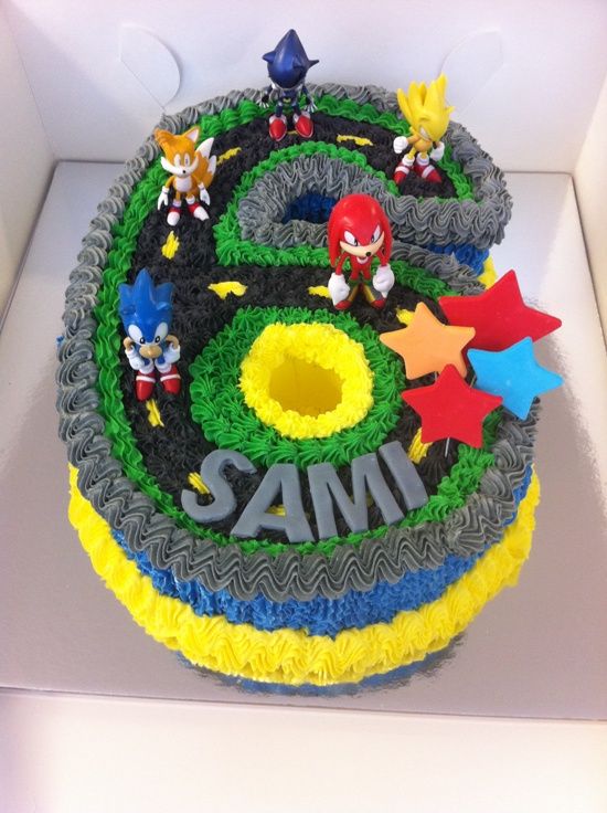 Sonic the Hedgehog Cake Ideas / Sonic Themed Cakes