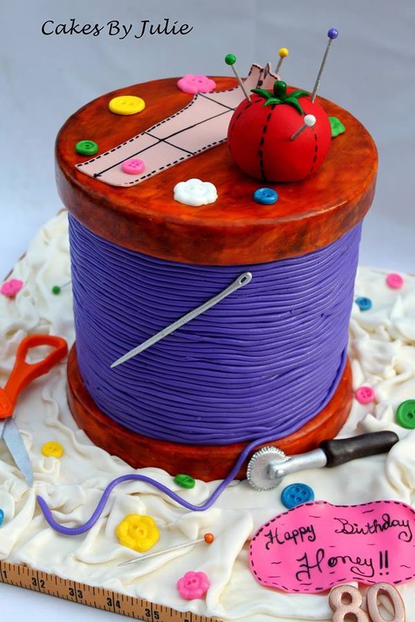 Sewing Themed Cakes / Sewing Cake Ideas