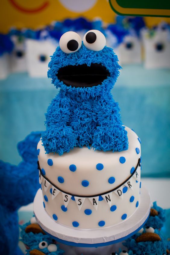 Some Cool Cookie Monster Cakes Cookie Monster Cake Ideas