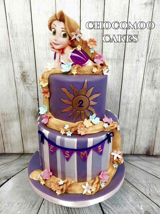 Some Cool Rapunzel themed cakes / Tangled cakes Ideas - Crust N Cakes