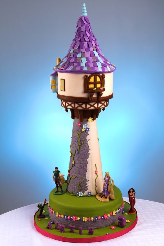 Some Cool Rapunzel themed cakes / Tangled cakes Ideas - Crust N Cakes