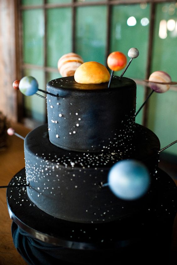 Science themed cakes for kids