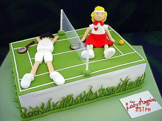 Some tennis themed cakes-Tennis cake ideas