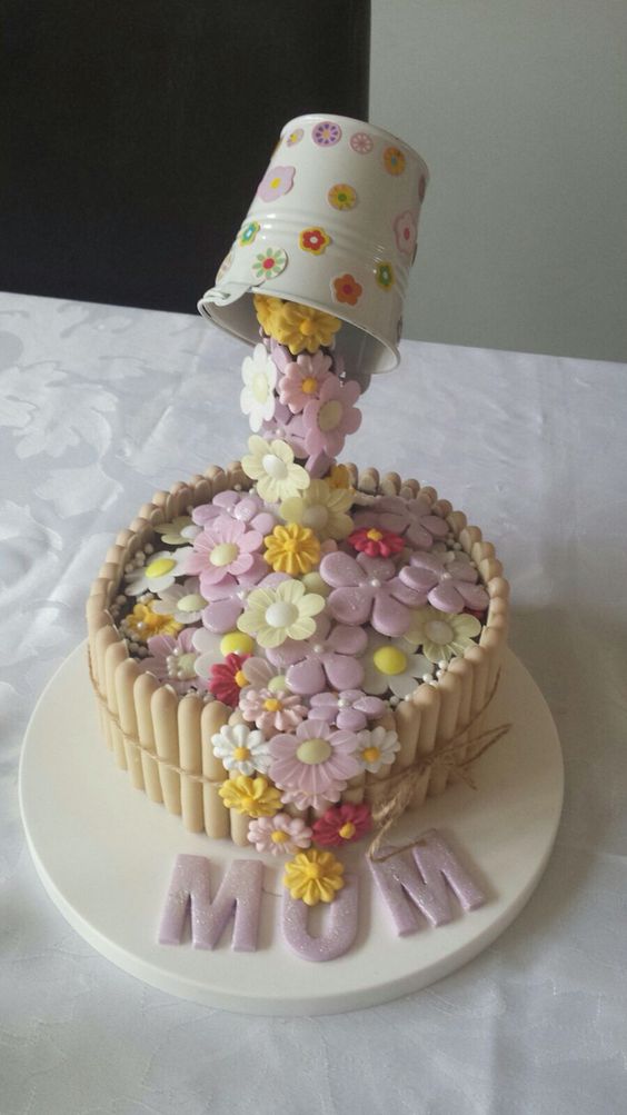 Some cake ideas to make your mother's day perfect-mother's day themed cakes