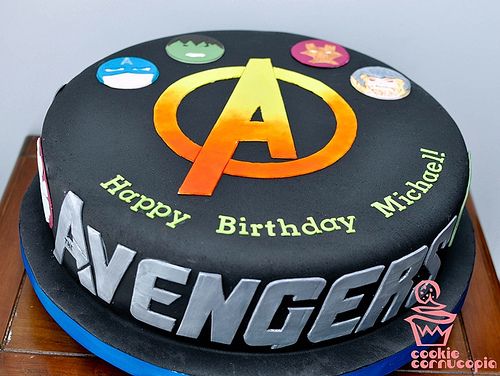 Avengers themed Cakes 