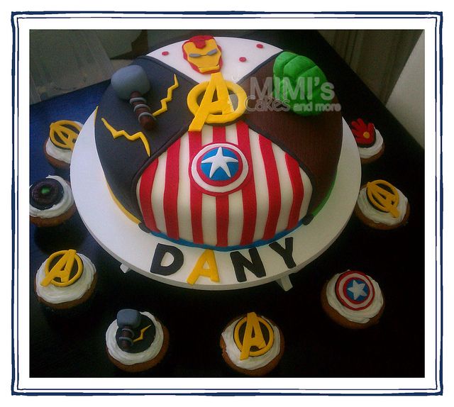 Avengers themed Cakes  idea