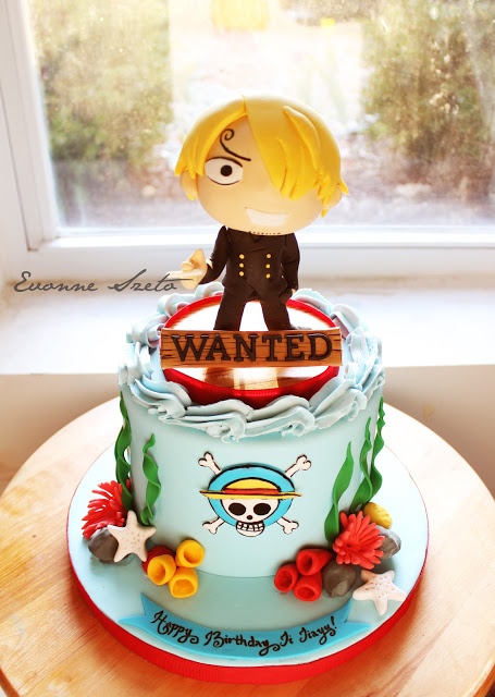 Birthday cake onepiece  Anime cake Cake designs birthday Cake  decorating