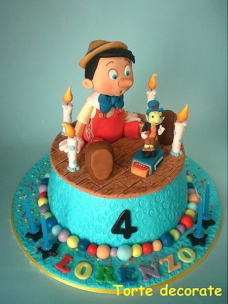 Some Pinocchio Cake Ideas / Pinocchio cake decorations