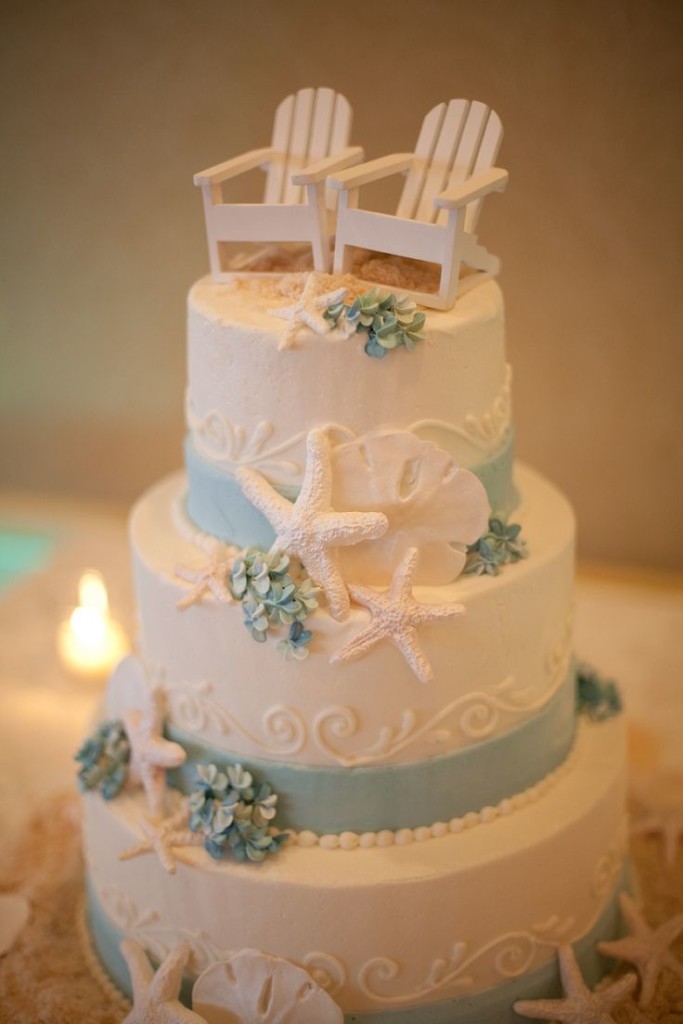 Beach Wedding Themed Cakes