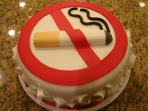 No smoking Cake 1